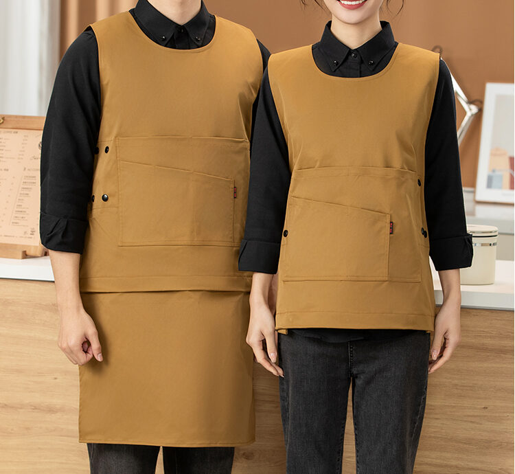 Waterproof T8 Fabric Vest Apron with Multi Pockets for Workwear