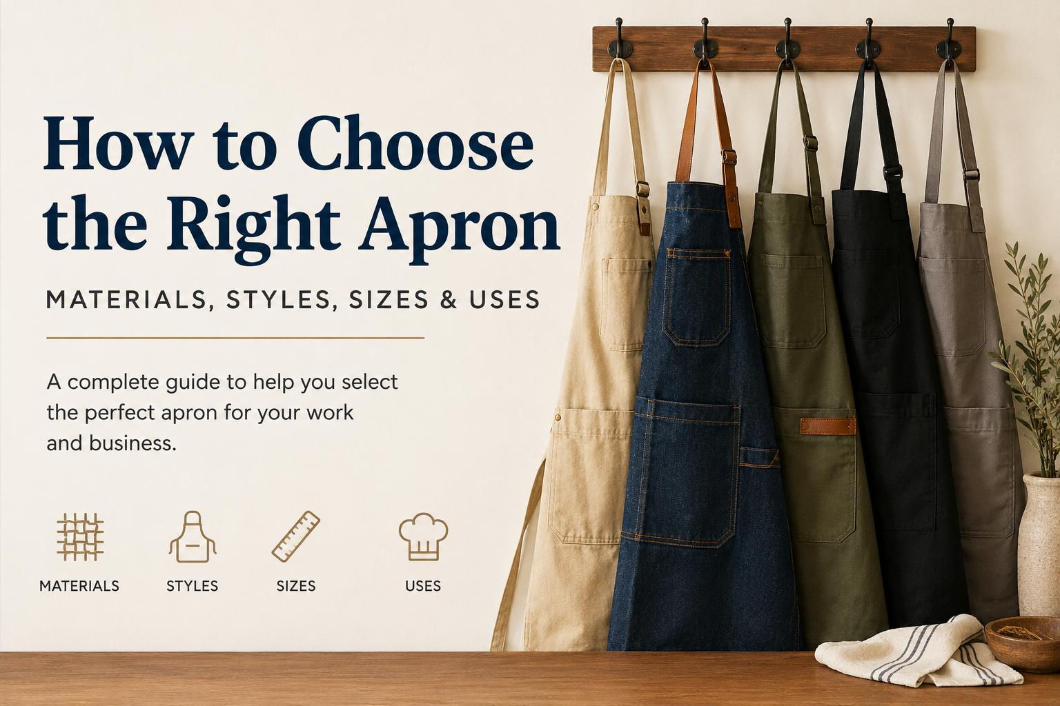 How to Choose the Right Apron: Materials, Styles, Sizes & Uses