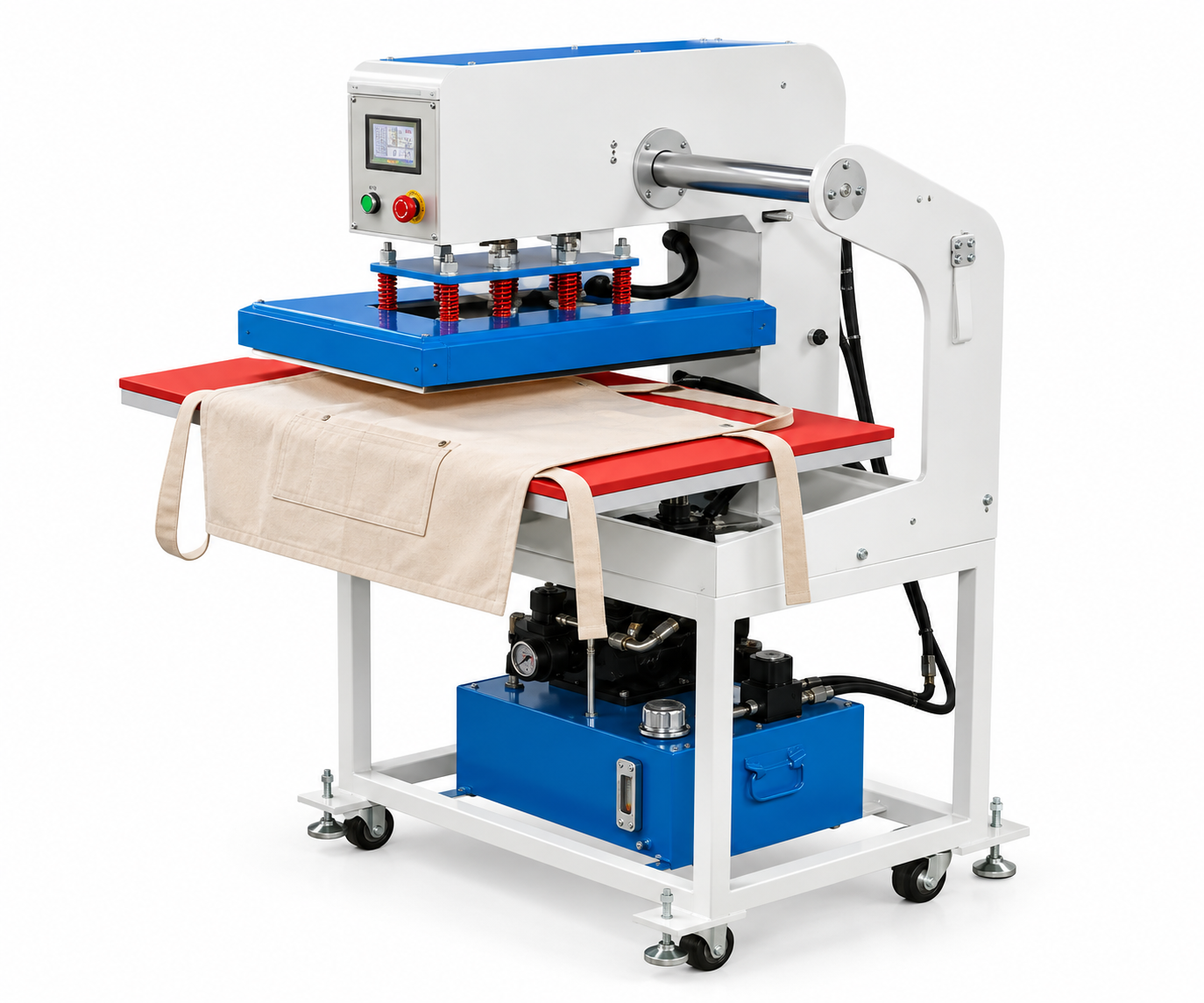 JC-7CE manual dual station heat press machine